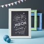 'To The Moon And Back' Print, thumbnail 1 of 3