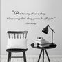 'Don't Worry' Quote Wall Sticker, thumbnail 2 of 4
