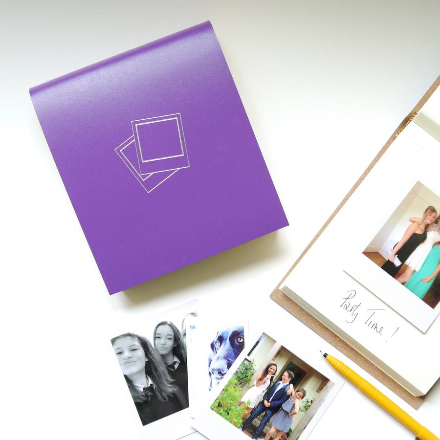 polaroid photo album by begolden | notonthehighstreet.com