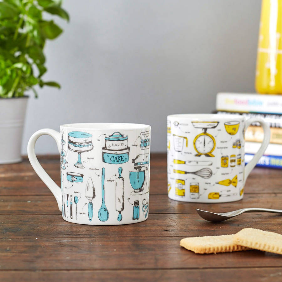 baking delight mug by victoria eggs