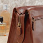 Personalsied Luxury Large Leather Wash Bag. 'The Tanta', thumbnail 8 of 10
