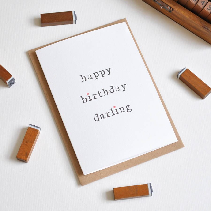 'Happy Birthday' Card By The Two Wagtails | notonthehighstreet.com