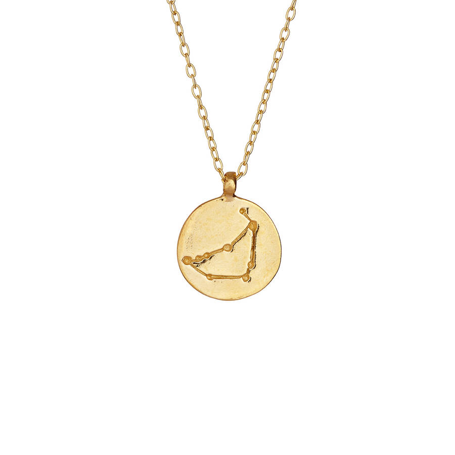 original_we are made of stars capricorn necklace gold