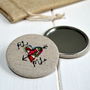 Personalised Love Heart Mirror, thumbnail 4 of 5