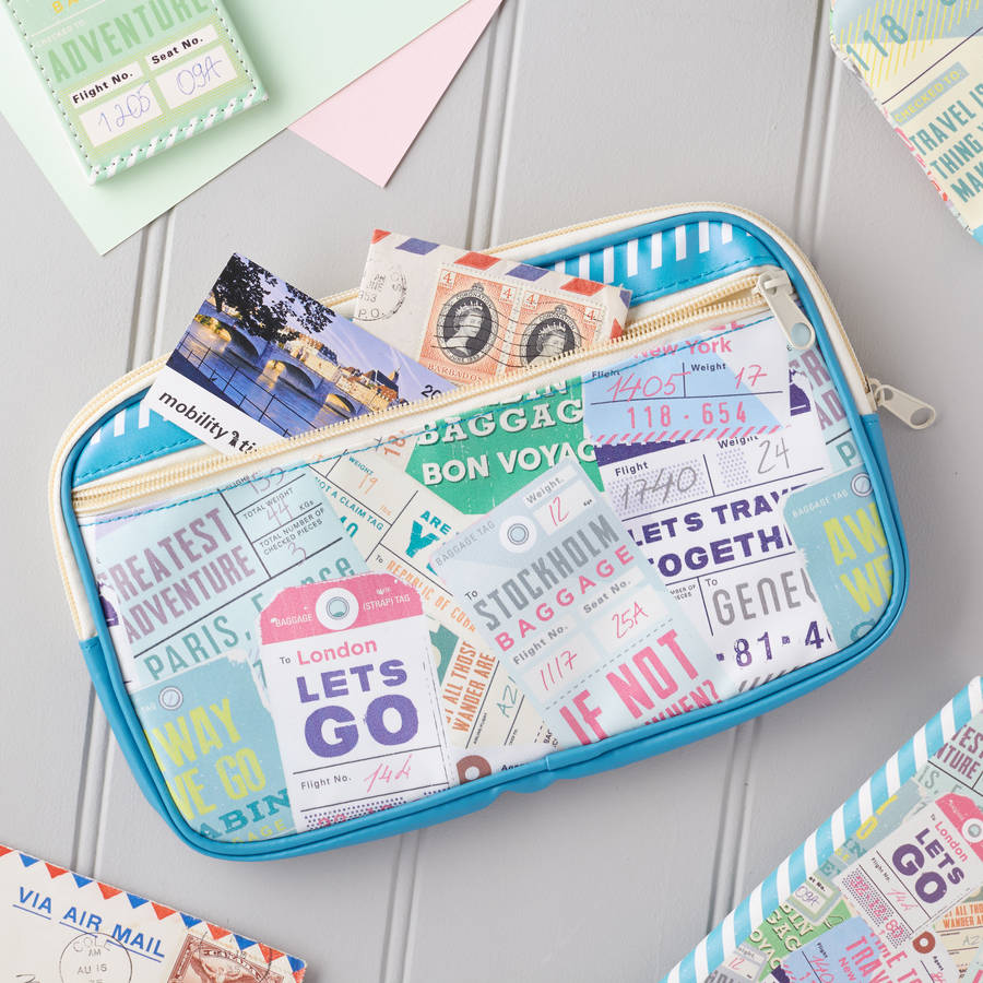 adventure travel wallet by the contemporary home | notonthehighstreet.com