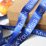 Thank You Teacher 25mm Personalised Printed Ribbon, thumbnail 3 of 8
