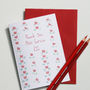 Personalised Thank You Teacher Card, With Roses, thumbnail 4 of 6