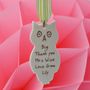 Teacher's Personalised Owl Decoration, thumbnail 3 of 4