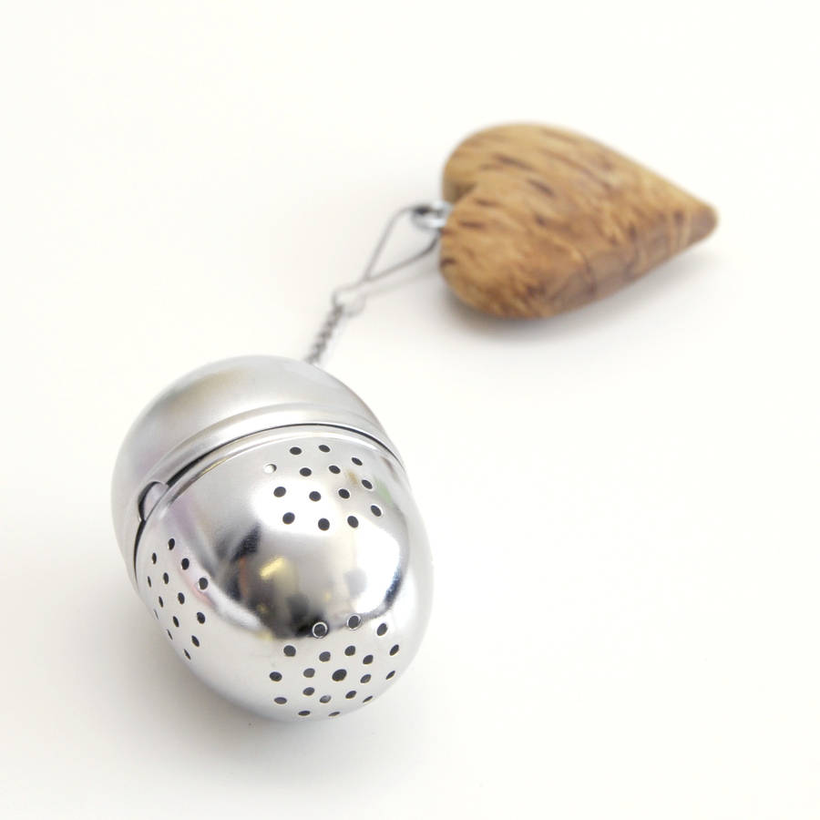 personalised tea infuser by cairn wood design
