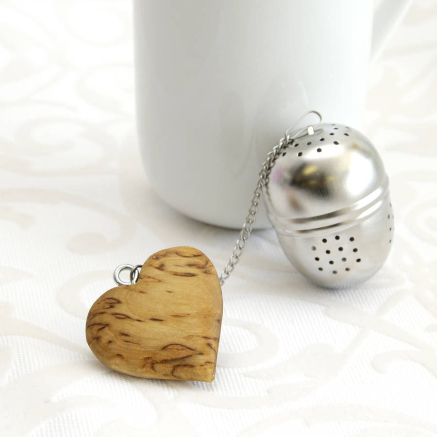 personalised tea infuser by cairn wood design