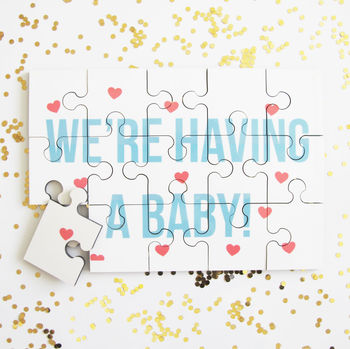 Personalised Baby Announcement Jigsaw Puzzle, 2 of 2