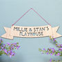 Personalised Wooden Hanging Sign, thumbnail 1 of 3