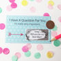 Personalised Will You Be My Best Man? Scratchcard, thumbnail 2 of 3