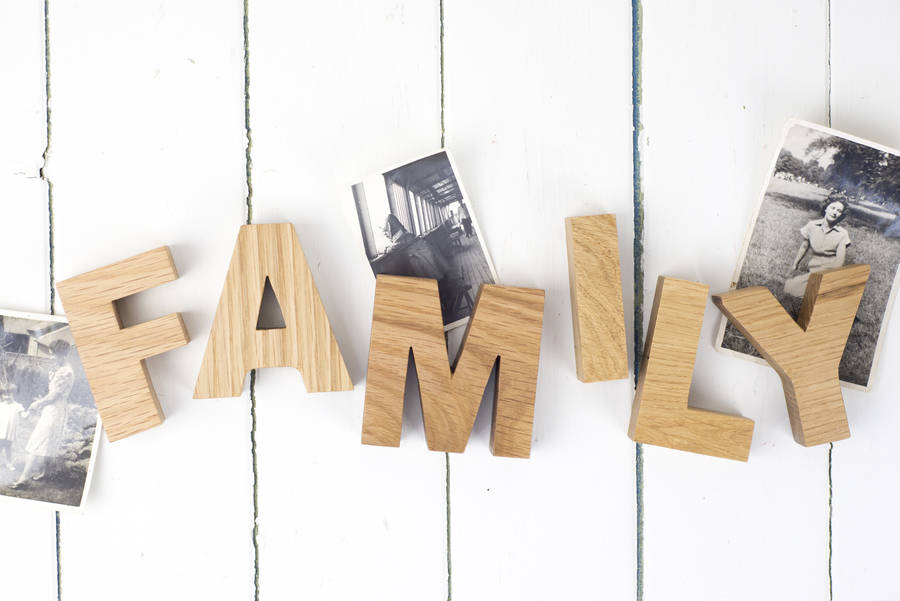 Wooden Letter Small Oaks By Letters Etc Notonthehighstreet Com Wooden Letter Small Oaks