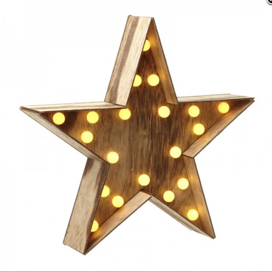 Wooden star light by all things brighton beautiful 