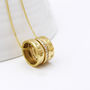 Personalised Gold Hoop And Diamond Spacers, thumbnail 9 of 11
