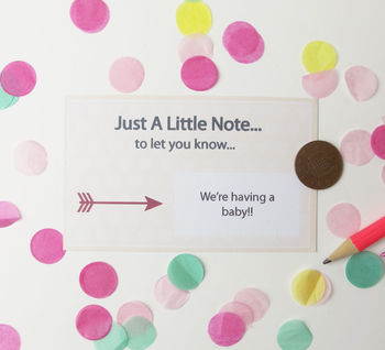 Personalised Baby Announcement Scratchcard, 2 of 4
