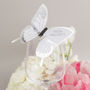 Metallic Foiled Butterfly Wine Glass Place Cards. X 10, thumbnail 3 of 3
