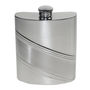 Diagonal Stripe Hip Flask With Personalisation, thumbnail 1 of 8