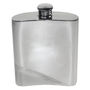 Diagonal Stripe Hip Flask With Personalisation, thumbnail 3 of 8