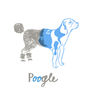 Poogle Dog Print, thumbnail 2 of 2