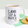 'Game Sip And Match' Tennis Mug, thumbnail 1 of 6