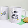'Game Sip And Match' Tennis Mug, thumbnail 2 of 6