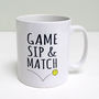 'Game Sip And Match' Tennis Mug, thumbnail 3 of 6