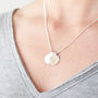 Personalised Initial Disc Necklace, thumbnail 5 of 6