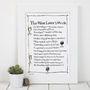 Personalised Wine Print With Wine Poem, thumbnail 2 of 4