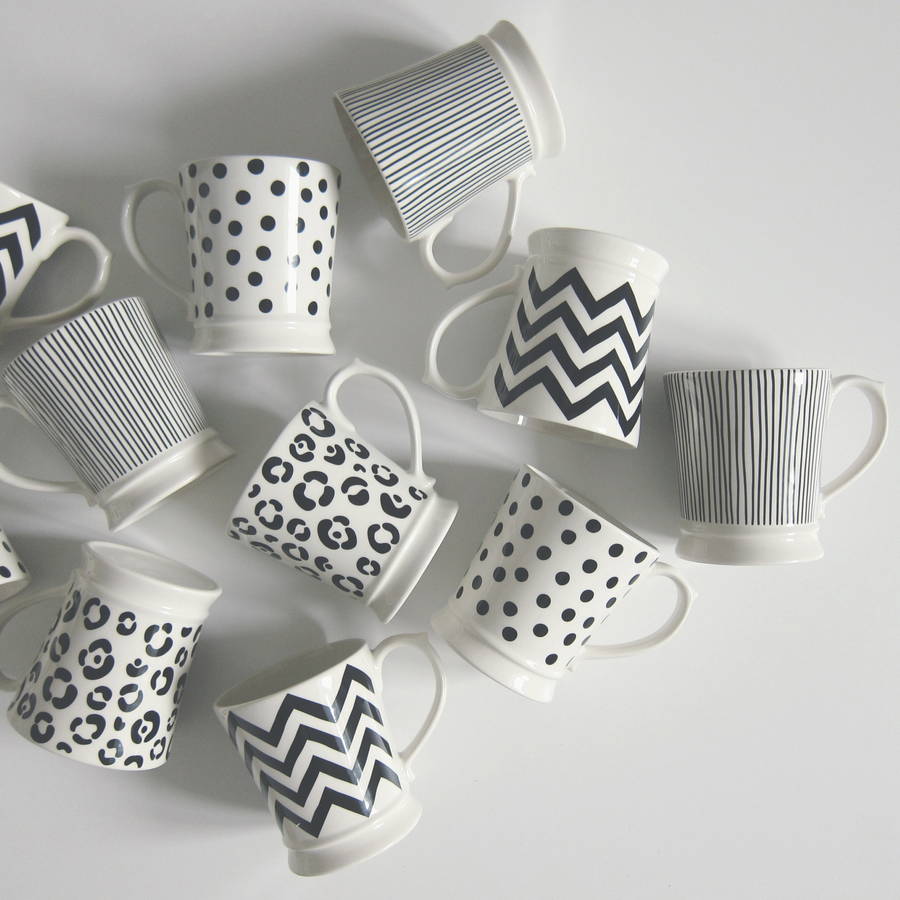 Spot Print Pattern Mug By Qtique | notonthehighstreet.com