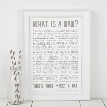 What Is A Dad Poem Print, 4 of 9