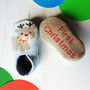 Personalised First Christmas Character Baby Shoes, thumbnail 3 of 10