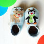 Personalised First Christmas Character Baby Shoes, thumbnail 5 of 10