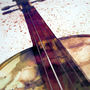 Violin Watercolour Abstract Art Print, thumbnail 4 of 4