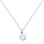 Lucky Silver Or Gold Four Leaf Clover Necklace, thumbnail 8 of 8