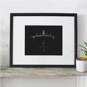 lancaster aircraft print by spitfire prints | notonthehighstreet.com