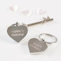 Personalised Engraved Mummy Heart Keyring, thumbnail 1 of 4