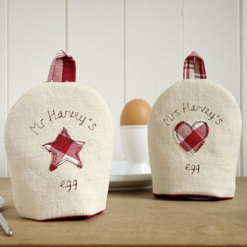 Personalised Egg Cosies Gift For Wedding Or Anniversary, 2 of 12