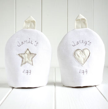 Personalised Egg Cosies Gift For Wedding Or Anniversary, 10 of 12