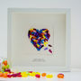 Framed 3D Kaleidoscope Butterfly Heart, thumbnail 6 of 11
