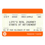 Personalised Train Ticket Retirement Print, thumbnail 4 of 5