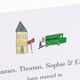 Illustrated Change Of Address Cards, thumbnail 5 of 12
