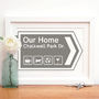 Personalised Our Home Print, thumbnail 2 of 5