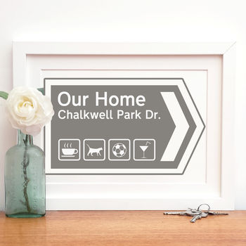 Personalised Our Home Print, 2 of 5