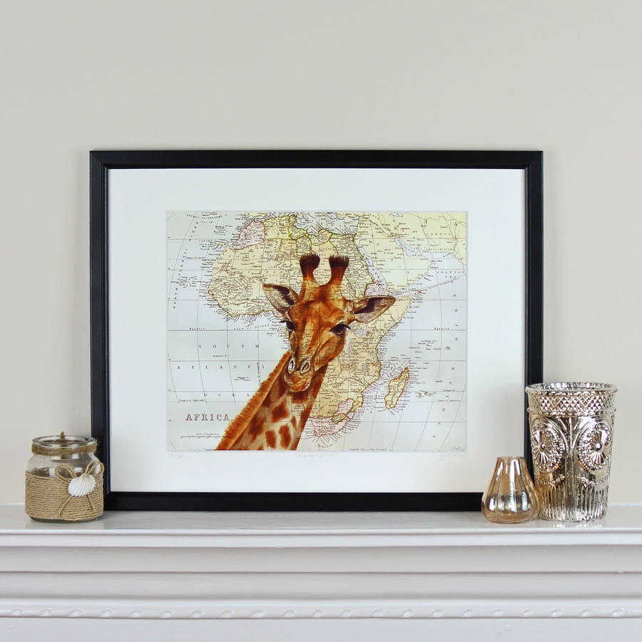 giraffe-and-map-of-africa-print-by-jane-wilson-notonthehighstreet