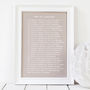 Personalised Marriage Print What Is A Marriage Poem, thumbnail 9 of 10