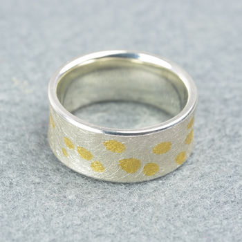 Silver And Fine Gold Ring, 3 of 4