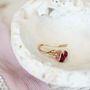 Ruby And Sapphire Earrings In Gold, thumbnail 7 of 9
