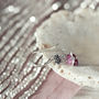 Silver Ruby Earrings, thumbnail 6 of 10